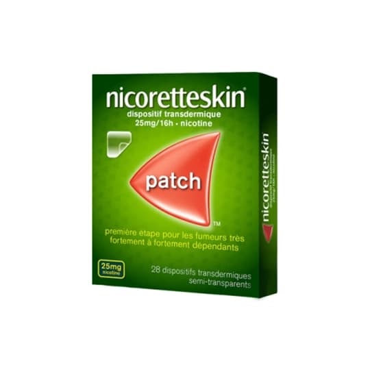 NICORETTESKIN 25MG/16H D/TRANSD 28 — Pharmacie de la Mairie Montataire