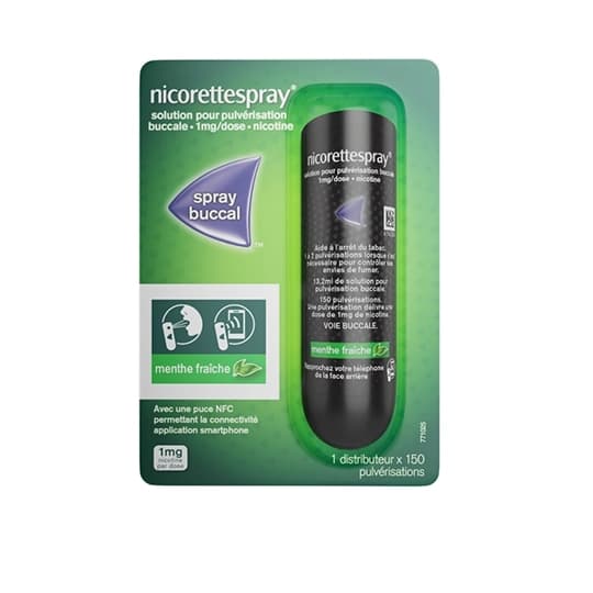 NICORETTESPRAY 1MG/DOSE SOL FL 1 — Pharmacie Belgrand Tenon