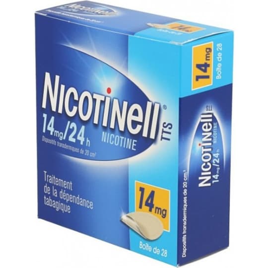 NICOTINELL 14MG/24H TTS D/TRANS 28 — Pharmacie Des Passages - Boulogne-Billancourt