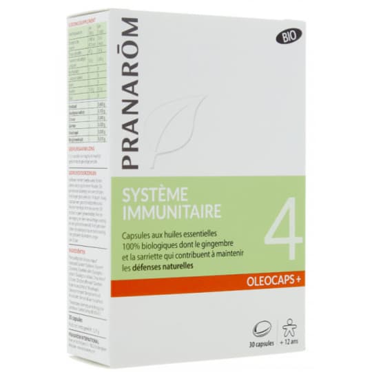 PRANAROM OLEOCAPS+4 IMMUNITE CAP30 — Pharmacie Pharmagreen Boucicaut