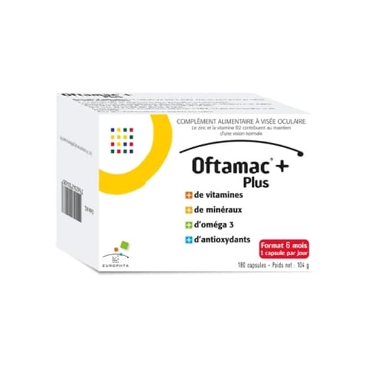 OFTAMAC PLUS CAPS 180 — Pharmacie de Paris