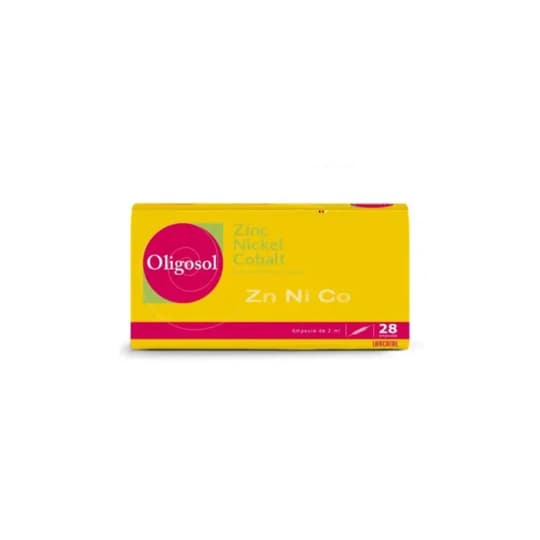 OLIGOSOL ZN-NI-CO AMP 2ML 28 — Grande Pharmacie des Halles Pharma
