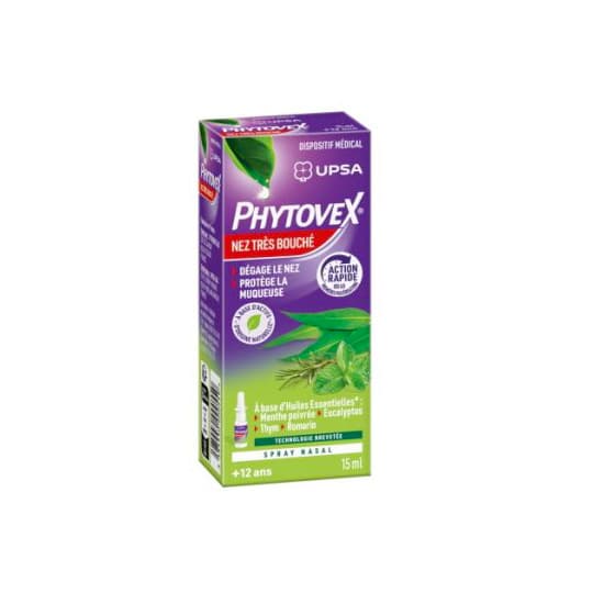 PHYTOVEX NEZ TRES BOUCHE SPR 15ML — Pharmacie Le pallec