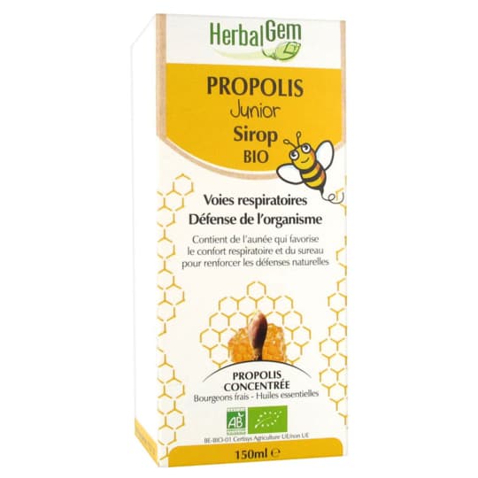 Herbalgem Propolis Junior Bio Sirop 150ml — Pharmacie De Mailloles