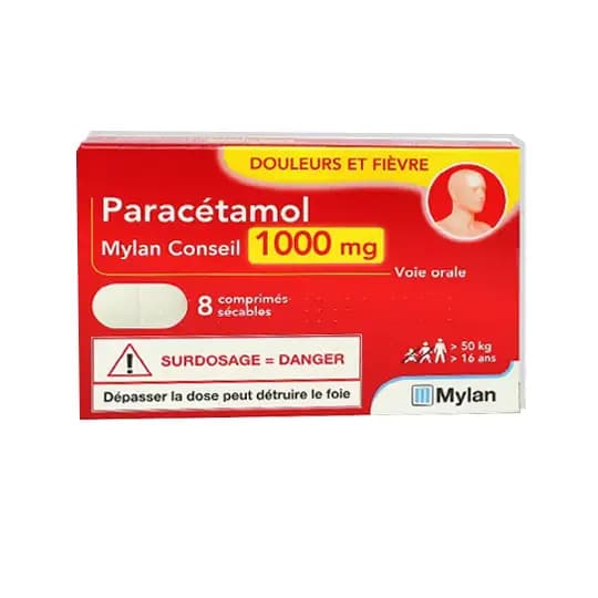 PARACETAMOL 1G VIATRIS CS CPR SEC8 — Pharmacie Belgrand Tenon