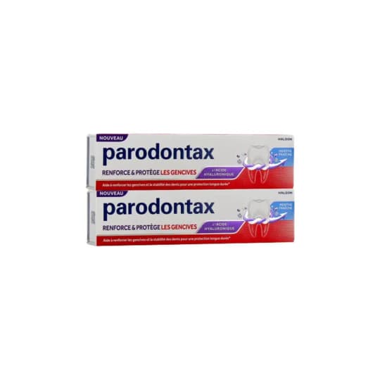 Parodontax Dentifrice Renforce Et Protege Acide Hyaluronique 75ml X2