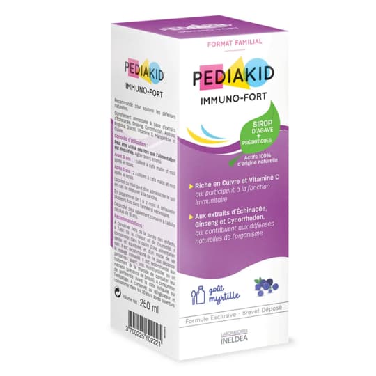 PEDIAKID IMMUNO FORT SP MYRT 250ML — Pharmacie Du Chatelet - Orleans