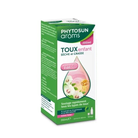 PHYTOSUNAROM SIROP TOUX ENF 200ML — Grande Pharmacie du Centre - Ambarès