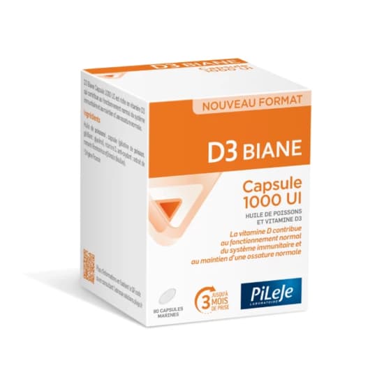 D3 BIANE 1000 UI CAPS 90 — La Grande Pharmacie Moderne