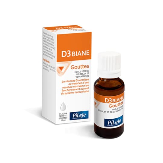 D3 BIANE GOUTTE 20ML — Pharmacie Jasmin