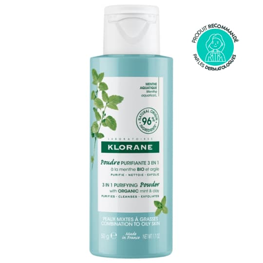 KLORANE PDR NETT MENTHE AQUA 50G — Pharmacie centrale de la Villette 93 Pharmacie de garde 24h/24