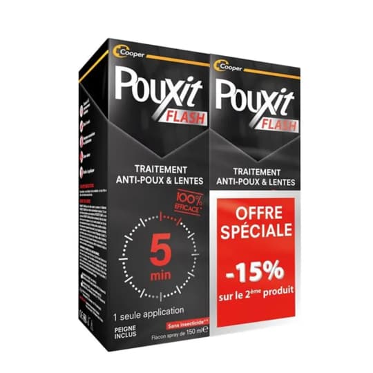 POUXIT FLASH A/POUX&LENTE 150MLX2 — Pharmacie Principale de Malakoff