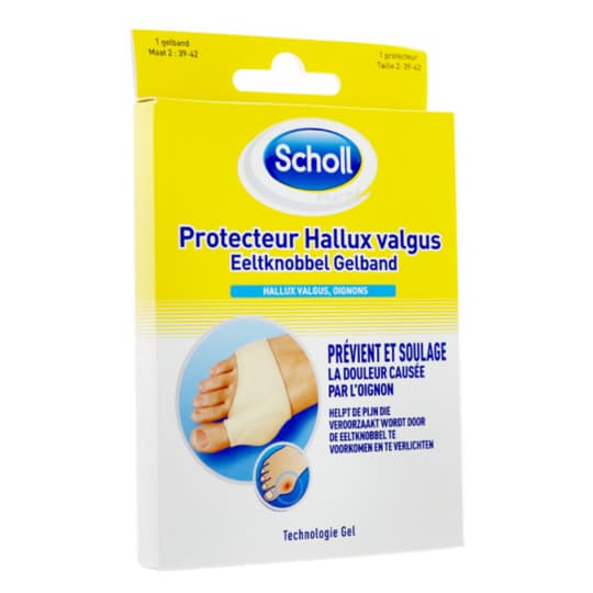 Scholl hallux valgus protege oignons p36/38 — Apothical Grande Pharmacie de Fleury