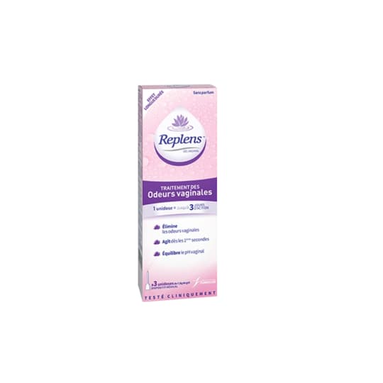 REPLENS ODEUR VAGINALE UNIDOSE X3 — pharmacie onehealth