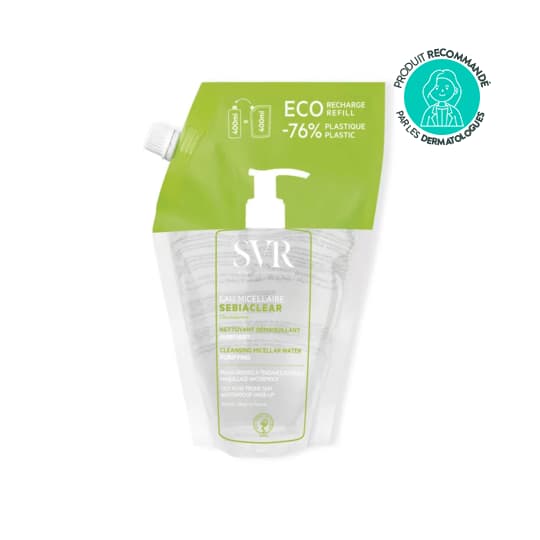SVR SEBIACLEAR EAU MICEL RECH400ML — Pharmacie des Banquets