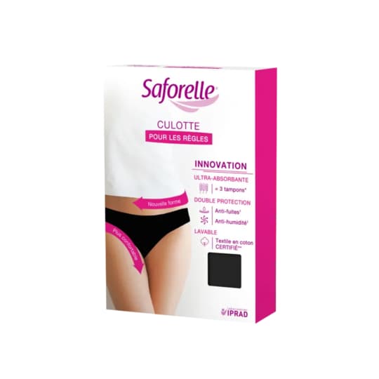 SAFORELLE CULOTTE ABSORB NOIR TM — Grande Pharmacie de Villeurbanne