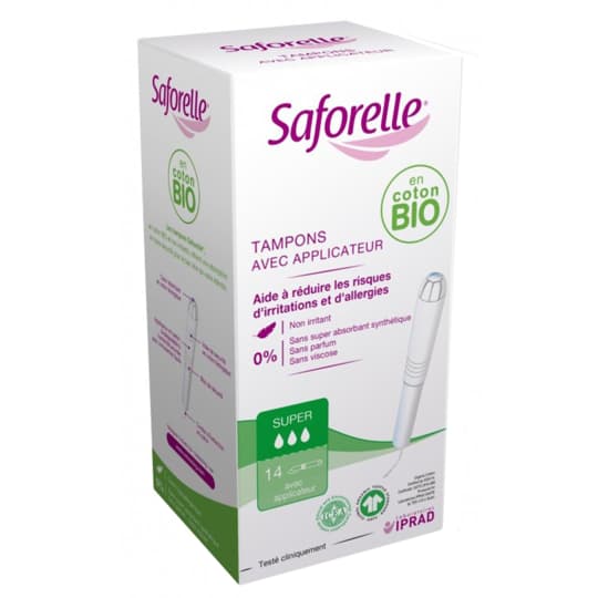 SAFORELLE TAMPON SUPER A/APPL 14 — Pharmacie Pharmavance Gambetta