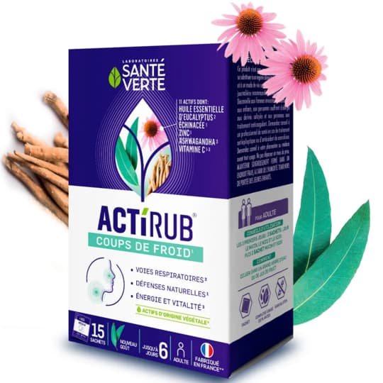 ACTIRUB SANTE VERTE SACHET 15 — Pharmacie Fellous