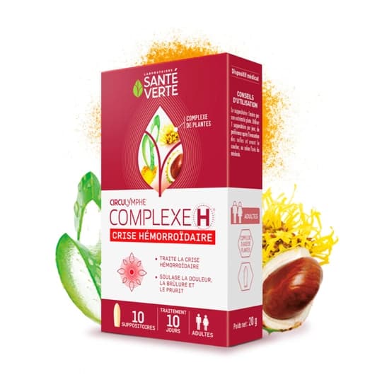 CIRCULYMPHE COMPLEXE H SUPPO 10 — Pharmacie Royale - Saint-Cloud
