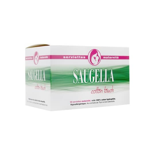 SAUGELLA SERV MATER COTTON TOUCH10 — Pharmacie Pharmavance Gambetta