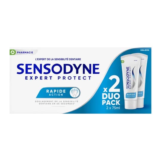 Sensodyne Expert Protect Repare Et Protege Pate Dentifrice Menthe Fraiche 75ml X2