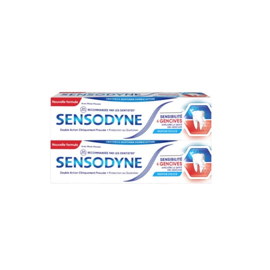Sensodyne Expert Protect Sensibilite Gencives Pate Dentifrice Menthe Fraiche 75ml X2 — Pharmacie Lafayette de Douai