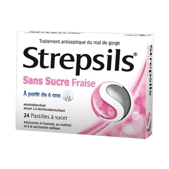 STREPSILS FRAISE S/S PAST 24 — Pharmacie Port Royal