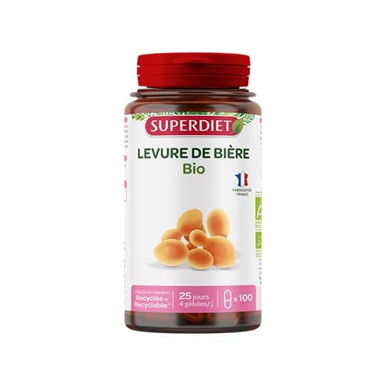 SUPERDIET LEVURE BIERE BIO GEL100 — Pharmacie Du Village Santé