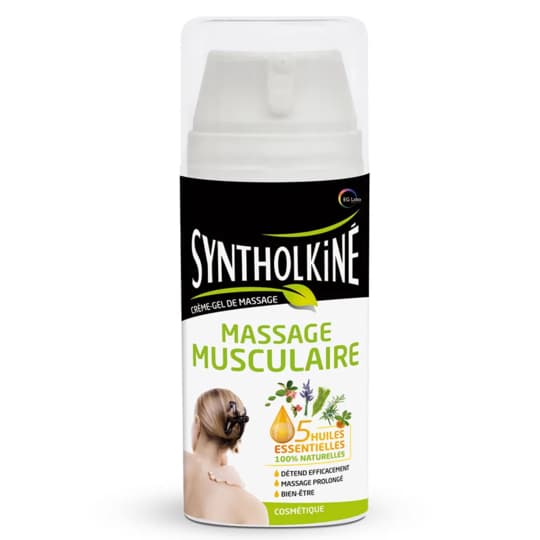 Syntholkiné Massage Musculaire aux 5 Huiles Essentielles Crème, 75 ml — Pharmacie Principale de Malakoff