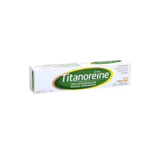 TITANOREINE LIDOCAINE 2% CR TUB20G — Pharmacie de la Gare