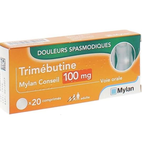 TRIMEBUTINE 100MG VTS CONS CPR 20 — Pharmacie Roquette Arles by Nexum