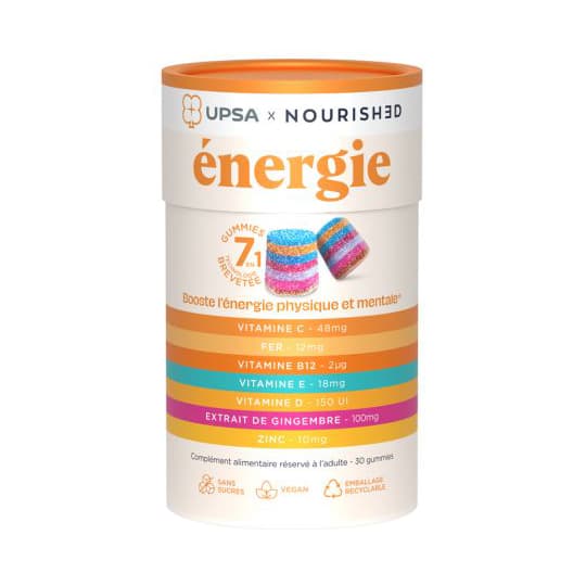 UPSA NOURISH ENERGIE 7EN1 GUMMIE30 — Grande Pharmacie du Pont Suresnes
