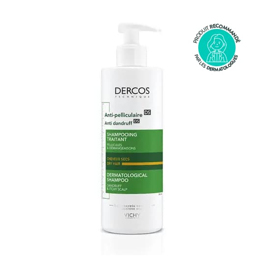 DERCOS DS SH A/PEL SEC 390ML — Pharmacie Espace Bocaud