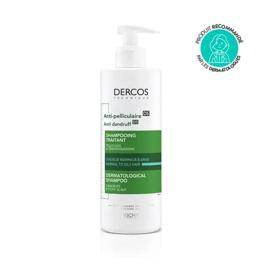 DERCOS DS SH A/PEL GRAS NORM 390ML — Pharmacie Jasmin