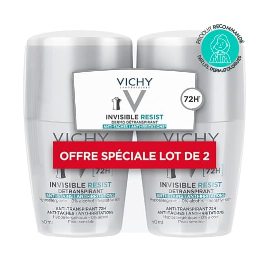 VICHY DEO INVIS ROLLON 72H 50MLX2 — Pharmacie du Terminus