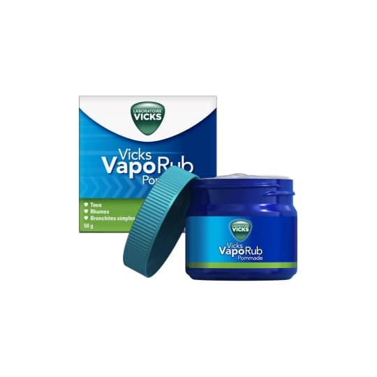 VICKS VAPORUB POT 50G — Pharmacie de Saint-Ouen - Saint-Ouen-de-Thouberville