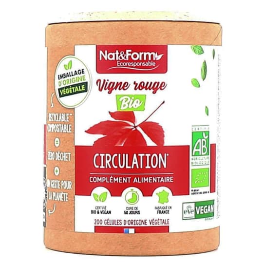NAT&FORM ECO VIGNE RGE BIO GELU200 — Pharmacie Centrale de l'Est