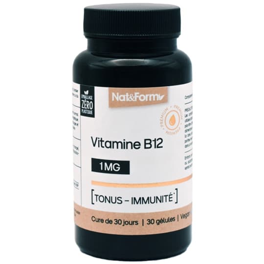 NAT&FORM VITAMINE B12 GELUL 30 — Pharmacie des Couronneries