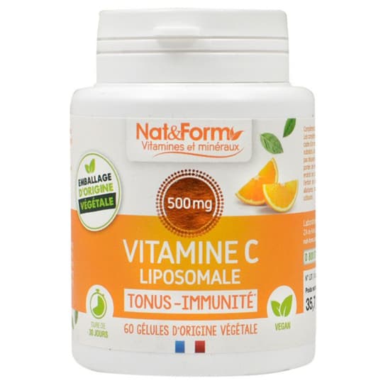 NAT&FORM VITAMINE C LIPO GELUL 60 — Pharmacie Fellous