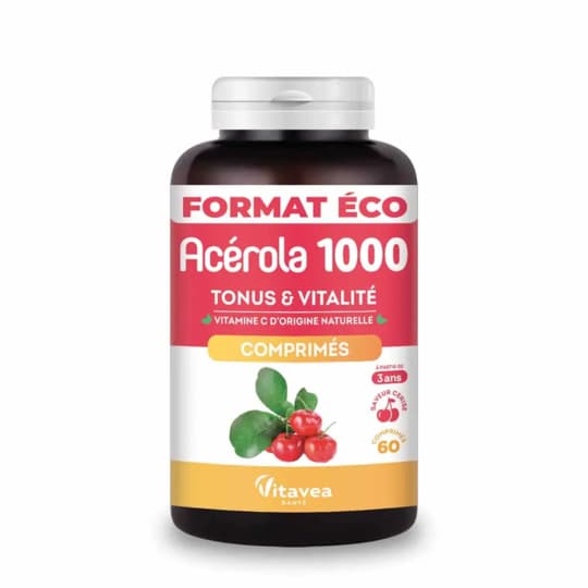 Vitavea Acerola 1000 Comprime A Croquer 60 — Pharmacie De Mailloles