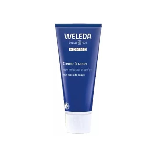 Weleda Soins Hommes Crème à Raser Adoucissante, 75ml — Pharmacie Apothical Carré Sénart