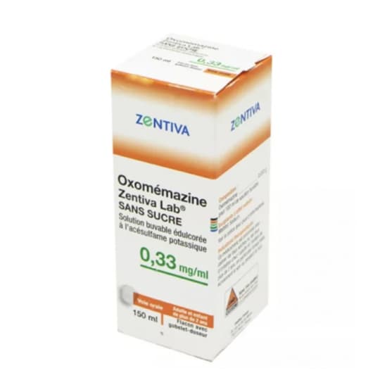 OXOMEMAZINE 0,33MG/ML ZTV S/S150ML — Pharmacie Maritime