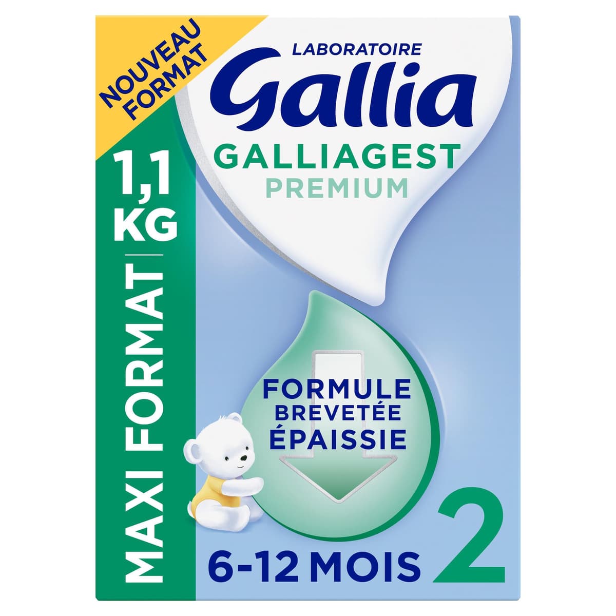 GALLIAGEST PREMIUM 2 LAIT PDR1,1KG — Grande Pharmacie de la Gare - Sartrouville