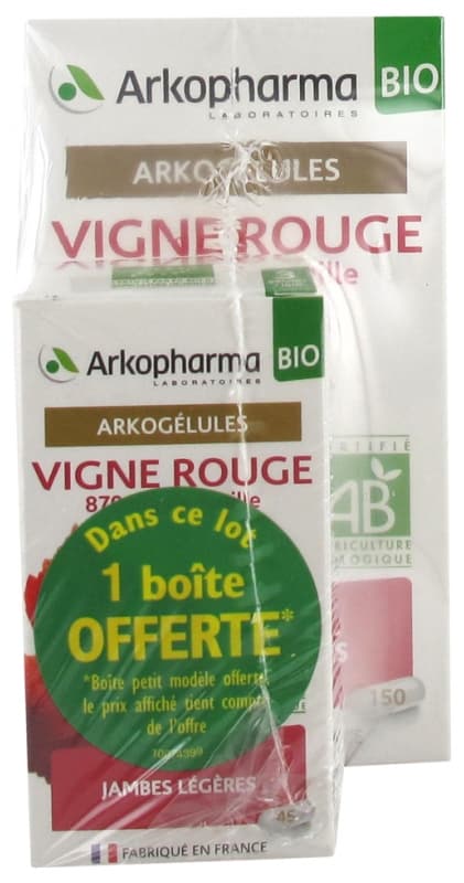 ARKOG VIGNE ROUGE BIO GELUL 150+45 — Pharmacie des Clos