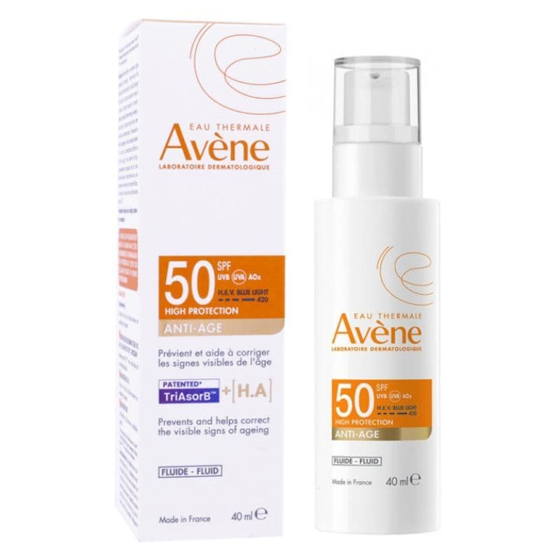 AVENE SOL SPF50 A/AGE 40ML — Pharmacie Pharmagreen Boucicaut