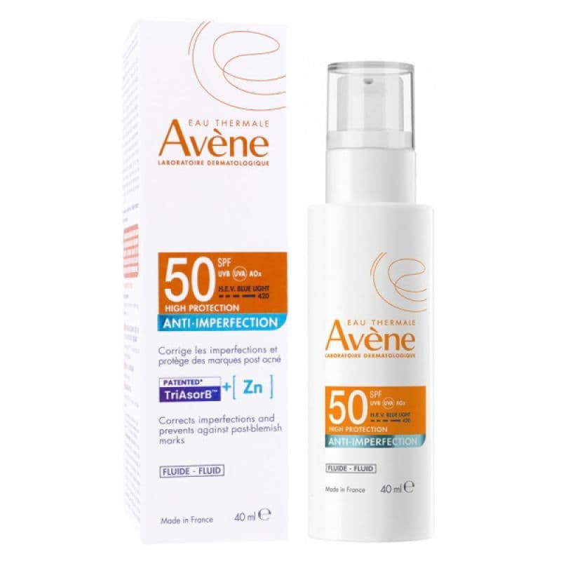 AVENE SOL SPF50 A/IMPERFECT 40ML — Pharmacie Belgrand Tenon