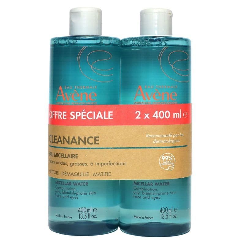 AVENE CLEANANCE EAU MICELL 400MLX2 — Pharmacie Belgrand Tenon