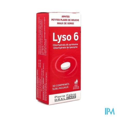 Lyso 6 Comprime Sublingual 30