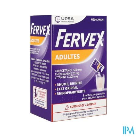 Fervex Adultes Granules Sachet 8