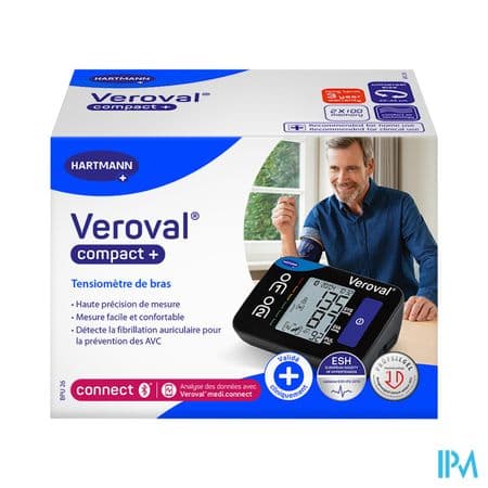 Hartmann Veroval Tensiometre Compact+ Bras Bpu26 — Pharmacie du Soleil Elsie Santé